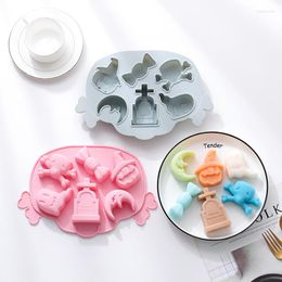 Baking Moulds Halloween Pumpkin Ghost Tombstone Silicone Mold Cake Chocolate Fondant Tools DIY Tool Dessert Decorating