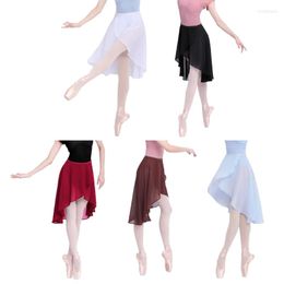 Skirts M89E Girls Ballet Skirt Women Dance For Audult Performances Apron Half Gymnastics