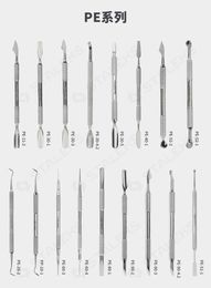 Cuticle Pushers STALEKS Stainless Steel Nail Cuticle Spoon Pusher Profession Fashional Double Head Dead Skin Remover Manicure Nail Art Tools 230616