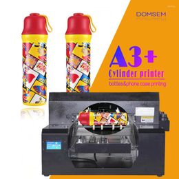 Po Printers Cylinder Bottle Machin For Print Phone Case Inkjet Printer UV Flatbed Printing Machine Arrival 2023