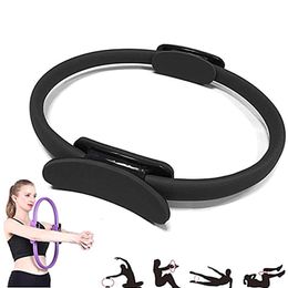 Yoga Circles 38cm/15in Yoga Fitness Pilates Circle Women Girls Circle Yoga Magic Ring for Home Gym Workout Sports Lose Weight Body Resistance 230617