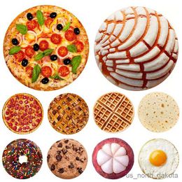 Blanket Fun Realistic Delicious Blanket Pizza Bread Cake Food Pattern Tasty Throw Blanket Kids Gift R230617