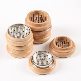 New Wooden Tobacco Grinder Products Tobacco Cigarette Accessories Machine Tobacco Smoke Crusher Hand Smoking Tools