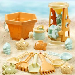 Sand Play Water Fun Outdoor Beach Toys Kid Toy Shovel Moulds Bucket Set Hold Digging Tools Gift 230617