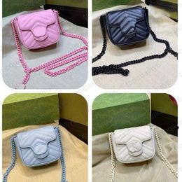 Designer Bag Womens stylish portable shoulder bag Delicate Macaron bag Womens striped leather bag Temperament Wallet Card bag