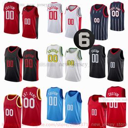 Custom Printed 2023 New Basketball Jerseys 8 Jae'sean Tate 15 Daishen Nix Kenyon Martin 51 Boban Marjanovic 5 Darius Days 12 Trevor Hudgins