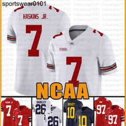 Ncaa Ohio State Buckeyes 97 Nick Bosa 7 Dwayne Haskins Jr Football Jersey 10 Tom Brady Sevr