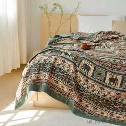 Decken Sommer Quilt Baumwolle Musselin Decken Für Betten Sofa Werfen Handtuch Decke Dekorative Tagesdecken 200*230 cm R230617