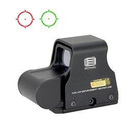 Tactical 556 Red and Green Dot Scope Holographic Reflex Sight Hunting Riflescope Gun Optics With Integrated 5/8" 20mm Weaver Quick Detachable Mount