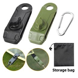 Outdoor Gadgets Tent Tarp Clips Awning Tarpaulin Clamp Set Jaw Grip CarPool Cover Fasteners Windproof Accessories with Heavy Lock 230617