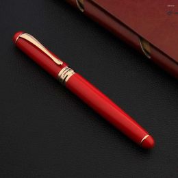 JinHao 750 Metal BallPoint Pens Golden Chinese Red Stationery Office School Supplies Ink Rollerball