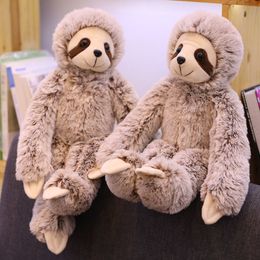 Stuffed Plush Animals 1pc 50cm70cm Lifelike Sloth Baby Doll Toys Dolls Kids Lovely Girlfriend Gifts Brinquedos 230617