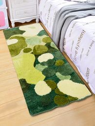 Carpet 3D Stereo Moss Area Rug for Living Room Green Moss Carpet Bedroom Bedside Floor Mat Anti-slip Modern Shaggy Rugs Home Decor 230616