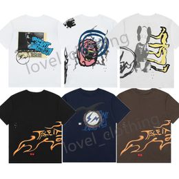 Mens women T shirts Designer Fashion short sleeve leisure summer streetwear Cottons Graffiti Sweatshirt Hip Hop tops Clothing Size S-XL