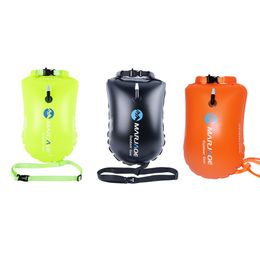 Outdoor Bags 2L5L10L20L40L Waterproof Dry Bag Lightweight Rafting Inflatable Swim Float with Belt 12KG Buoyancy Swimming 230617