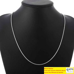 Retail 10pcs 925 silver smooth snake chains Necklace 1MMsnake chain mixed size