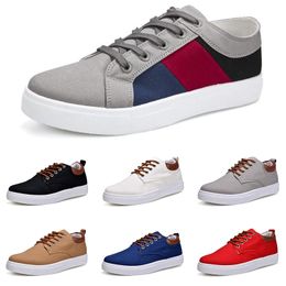 Casual Shoes Men Women Grey Fog White Black Red Grey Khaki mens trainers outdoor sports sneakers size 40-47 color50