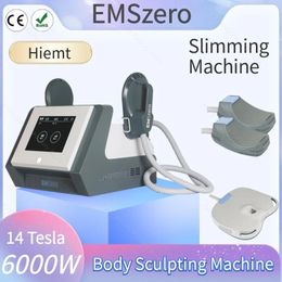 Estimulador muscular HOT Sculpt EMS HI-EMT 14 Tesla DLS-EMSLIM EMS equipamento de fitness de emagrecimento eletromagnético de alta intensidade zero