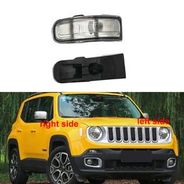 For Jeep Renegade 2016 2017 2018 2019 2020 2021 Car Accessories Rear View Mirror Turn Signal Light Lamp Cover No Bulb