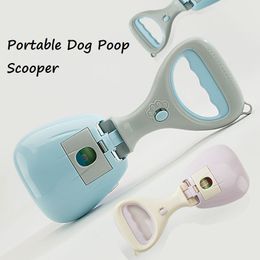 Portablele Dog Poop Scooper dla małych średnich psów odpadowych odpadów dopasowanie do podwórza lub na zewnątrz