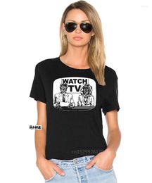 Men's T Shirts Watch Tv MenS T-Shirt Sci-Fi Aliens 80S Movie They Live Inspired Festive Tee Shirt