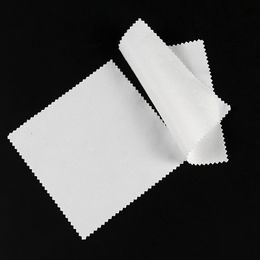 Cleaning Cloths 30 50 100pcs Wholesale Sublimation Blanks White Glasses Cloth Microfiber Double Sided Fleece Clean Lens 230617