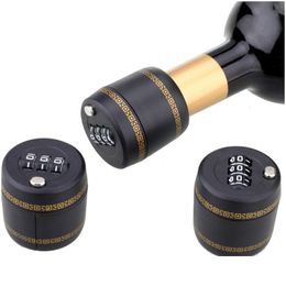 Bar Tools Wholesale Wine Bottle Cap Code Lock Combination Wines Stopper Vacuum Plug Device Preservation Drop Delivery Home Garden Ki Dhfpc