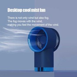 Electric Fans Electric Spray USB Rechargeable Portable Air Electric with LED Night Light 4000mAh Multifunction