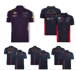 Men's T-Shirts F1 racing polo shirt summer new lapel body shirt the same style custom JKNT