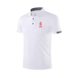 Stade de Reims Men's and women's POLO fashion design soft breathable mesh sports T-shirt outdoor sports casual shirt