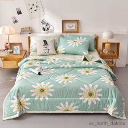 Blanket Summer cooling thin quilt blanket print bedspread home air conditioner comforter double bed bedding king size R230617