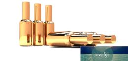 high-grade 100pcs fine mist glass 50ml spray bottle for perfume luxury golden 50 ml glass spray perfume bottles