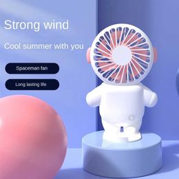 Electric Fans Portable Pocket Small Mini Electric Cute Pet Astronaut Small