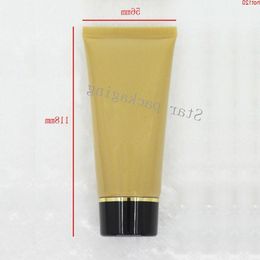 50pcs/lot 60g Plastic Soft Tube Refillable Cosmetic Facial Cleanser Hand Cream Bottle Shampoo Lotion Squeeze Container goldengood qty Nmiju