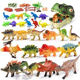 Transformation toys Robots Children Simulation Dinosaur World Toy For Boy Jurassic Models Action Figures PVC Tyrannosaurus Animals Park Kids 3 Years Gift 230617