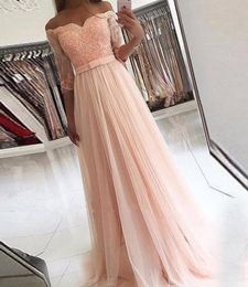 Dress Bridesmaid Engagement Wedding Dress Summer Women Sexy Slash Neck Flower Embroidery Mesh Tulle Evening Prom Dress Party Night