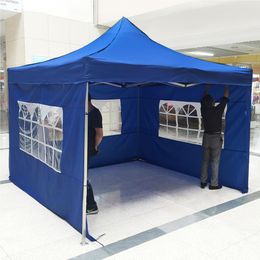 Kits Canopy Side Panel Tent Foldable Oxford Cloth Shade Waterproof Awning with Clear Window Sidewall Outdoor Party Accessories