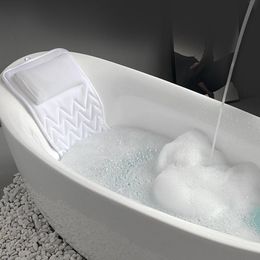 Mats Full Body Bath Pillow, Upgraded NonSlip Bath Cushion for Tub, Spa Bathtub Pillow Mattress for Head Neck Shoulder and Back Rest