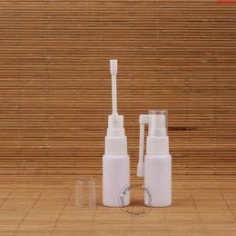 100pcs/Lot Wholesale Empty 20ml Plastic Small Nasal Spray Bottle 360 Wirling Perfume Packaging Women Makeup Pot White Caphood qty Ddtne