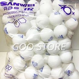 Table Tennis Raquets SANWEI 3-STAR TR ABS Material Plastic 40 training SANWEI Table Tennis Ball Poly Ping Pong Ball 230617