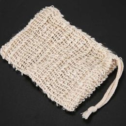 Scrubbers 50Pcs Shower Bath Sisal Soap Bag Natural Sisal Soap Bag Exfoliating Soap Saver Pouch Holder 60pcs 50pcs 40pcs 20pcs 18pcs