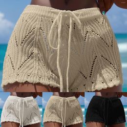 Women's Shorts Women's Sexy Super Knitted Blouse Bandage Vintage Swimwear