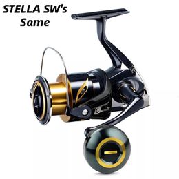 Baitcasting Reels 20 Tiaz Stella Saltwater Spinning Reel SW3000 SW4000 SW5000 SW6000 9 1BB 27KG Max Drag Metal Handle Fishing Tackle 230617