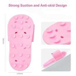 Scrubbers New magic foot washing slippers bathroom men's and women's bath antiskid silicone slippers foot rubbing massage cleaning brush