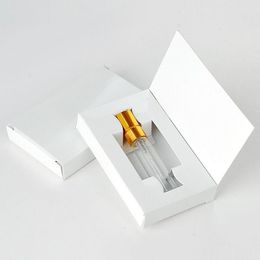 perfume bottle 100 Pieces/Lot 3ML Customizable Paper Boxes And Glass Perfume Bottle With Atomizer&empty Parfum Oixbn