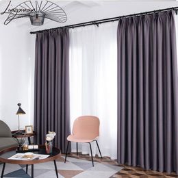 Curtains Modern Blackout Curtains for Living Room Window Thick Curtain for Bedroom Cloth Fabric Ready Made Drapes Blinds High Shading 95%