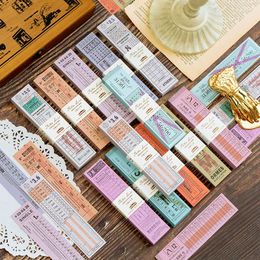 Styles Retro Antique Ticket Series Memo Pad Sticky Notes Tags Words Phrases Stickers Notepad Label