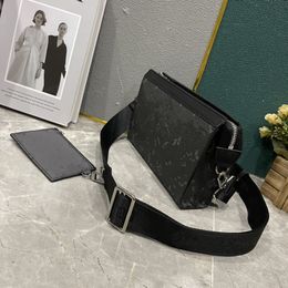 NOVA bolsa SSYY 2023 masculina com estampa em relevo 2 peças em bolsas de grife de luxo moda cinza preto 2 cores bolsas mensageiro bolsa para Pochette Voyage