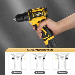 Boormachine VVOSAI MTSeries 16V Max Brushless Screwdriver 25+1 2Speeds Electric Drill 32N.m DC LithiumIon Battery Cordless Power Tools