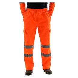 Pants Men's solid Colour reflective strip Pant Men Road Work High Visibility Overall Uniform Multipocket Training Trousers